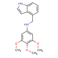 N-(1H-indol-4-ylmethyl)-3,4,5-trimethoxyaniline