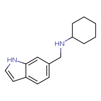 N-(1H-indol-6-ylmethyl)cyclohexanamine