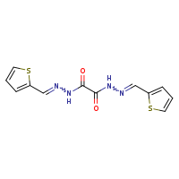N'1,N'2-bis[(E)-thiophen-2-ylmethylidene]ethanedihydrazide