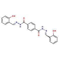 N'1,N'4-bis[(E)-(2-hydroxyphenyl)methylidene]benzene-1,4-dicarbohydrazide