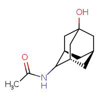 N-[(1R,3S,7s)-5-hydroxyadamantan-2-yl]acetamide