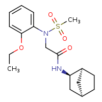 N-[(1S,2R,4R)-bicyclo[2.2.1]heptan-2-yl]-2-[N-(2-ethoxyphenyl)methanesulfonamido]acetamide
