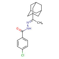 N'-[(1Z)-1-(adamantan-1-yl)ethylidene]-4-chlorobenzohydrazide