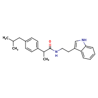 N-[2-(1H-indol-3-yl)ethyl]-2-[4-(2-methylpropyl)phenyl]propanamide