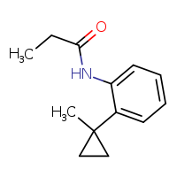 N-[2-(1-methylcyclopropyl)phenyl]propanamide