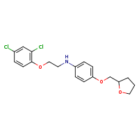 N-[2-(2,4-dichlorophenoxy)ethyl]-4-(oxolan-2-ylmethoxy)aniline