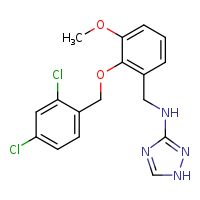 N-({2-[(2,4-dichlorophenyl)methoxy]-3-methoxyphenyl}methyl)-1H-1,2,4-triazol-3-amine