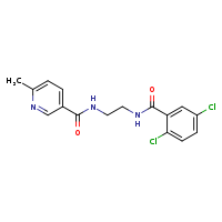 N-{2-[(2,5-dichlorophenyl)formamido]ethyl}-6-methylpyridine-3-carboxamide