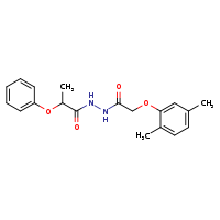 N'-[2-(2,5-dimethylphenoxy)acetyl]-2-phenoxypropanehydrazide