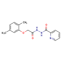 N'-[2-(2,5-dimethylphenoxy)acetyl]pyridine-2-carbohydrazide