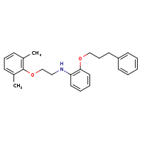 N-[2-(2,6-dimethylphenoxy)ethyl]-2-(3-phenylpropoxy)aniline
