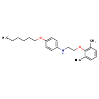 N-[2-(2,6-dimethylphenoxy)ethyl]-4-(hexyloxy)aniline