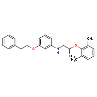 N-[2-(2,6-dimethylphenoxy)propyl]-3-(2-phenylethoxy)aniline