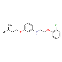 N-[2-(2-chlorophenoxy)ethyl]-3-(3-methylbutoxy)aniline
