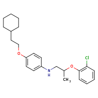 N-[2-(2-chlorophenoxy)propyl]-4-(2-cyclohexylethoxy)aniline