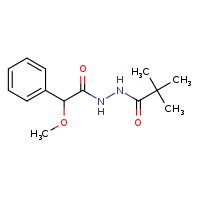 N'-(2,2-dimethylpropanoyl)-2-methoxy-2-phenylacetohydrazide
