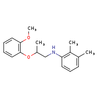 N-[2-(2-methoxyphenoxy)propyl]-2,3-dimethylaniline
