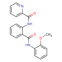 N-{2-[(2-methoxyphenyl)carbamoyl]phenyl}pyridine-2-carboxamide