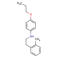 N-[2-(2-methylphenyl)ethyl]-4-propoxyaniline