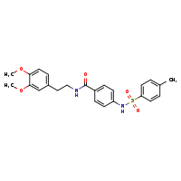 N-[2-(3,4-dimethoxyphenyl)ethyl]-4-(4-methylbenzenesulfonamido)benzamide