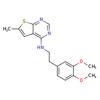 N-[2-(3,4-dimethoxyphenyl)ethyl]-6-methylthieno[2,3-d]pyrimidin-4-amine