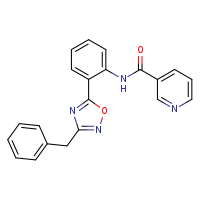 N-[2-(3-benzyl-1,2,4-oxadiazol-5-yl)phenyl]pyridine-3-carboxamide