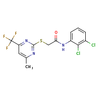 N-(2,3-dichlorophenyl)-2-{[4-methyl-6-(trifluoromethyl)pyrimidin-2-yl]sulfanyl}acetamide