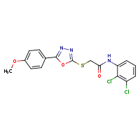 N-(2,3-dichlorophenyl)-2-{[5-(4-methoxyphenyl)-1,3,4-oxadiazol-2-yl]sulfanyl}acetamide