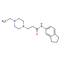 N-(2,3-dihydro-1H-inden-5-yl)-3-(4-ethylpiperazin-1-yl)propanamide