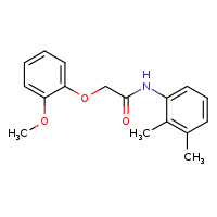 N-(2,3-dimethylphenyl)-2-(2-methoxyphenoxy)acetamide