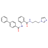 N-(2-{[3-(imidazol-1-yl)propyl]carbamoyl}phenyl)-[1,1'-biphenyl]-4-carboxamide