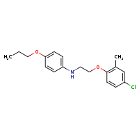N-[2-(4-chloro-2-methylphenoxy)ethyl]-4-propoxyaniline