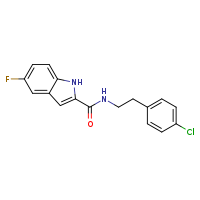 N-[2-(4-chlorophenyl)ethyl]-5-fluoro-1H-indole-2-carboxamide