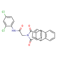 N-(2,4-dichlorophenyl)-2-{16,18-dioxo-17-azapentacyclo[6.6.5.0²,?.0?,¹?.0¹?,¹?]nonadeca-2(7),3,5,9(14),10,12-hexaen-17-yl}acetamide