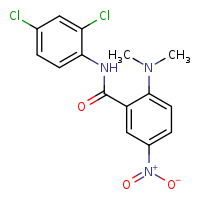 N-(2,4-dichlorophenyl)-2-(dimethylamino)-5-nitrobenzamide