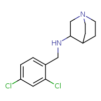 N-[(2,4-dichlorophenyl)methyl]-1-azabicyclo[2.2.2]octan-3-amine