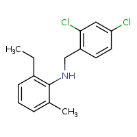 N-[(2,4-dichlorophenyl)methyl]-2-ethyl-6-methylaniline