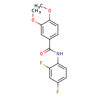 N-(2,4-difluorophenyl)-3,4-dimethoxybenzamide
