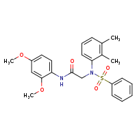 N-(2,4-dimethoxyphenyl)-2-[N-(2,3-dimethylphenyl)benzenesulfonamido]acetamide