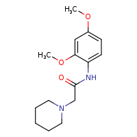 N-(2,4-dimethoxyphenyl)-2-(piperidin-1-yl)acetamide
