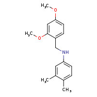 N-[(2,4-dimethoxyphenyl)methyl]-3,4-dimethylaniline