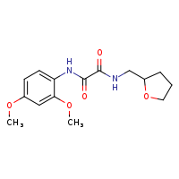 N'-(2,4-dimethoxyphenyl)-N-(oxolan-2-ylmethyl)ethanediamide