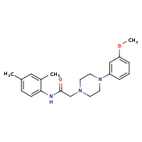 N-(2,4-dimethylphenyl)-2-[4-(3-methoxyphenyl)piperazin-1-yl]acetamide