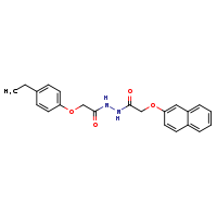 N'-[2-(4-ethylphenoxy)acetyl]-2-(naphthalen-2-yloxy)acetohydrazide