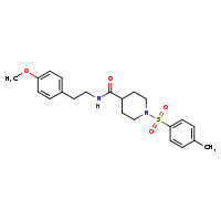 N-[2-(4-methoxyphenyl)ethyl]-1-(4-methylbenzenesulfonyl)piperidine-4-carboxamide