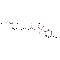 N-[2-(4-methoxyphenyl)ethyl]-2-(N-methyl-4-methylbenzenesulfonamido)acetamide