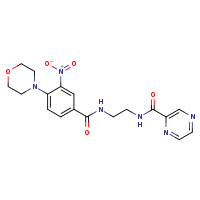 N-(2-{[4-(morpholin-4-yl)-3-nitrophenyl]formamido}ethyl)pyrazine-2-carboxamide
