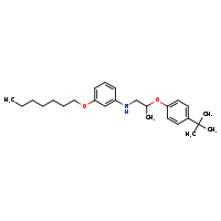 N-[2-(4-tert-butylphenoxy)propyl]-3-(heptyloxy)aniline