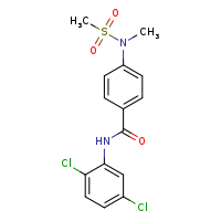 N-(2,5-dichlorophenyl)-4-(N-methylmethanesulfonamido)benzamide
