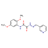 N-(2,5-dimethoxyphenyl)-1-{N'-[(E)-pyridin-3-ylmethylidene]hydrazinecarbonyl}formamide